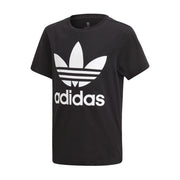 ADIDAS Tshirt Trefoil Kids Black White DV2905 BLACK/WHITE 