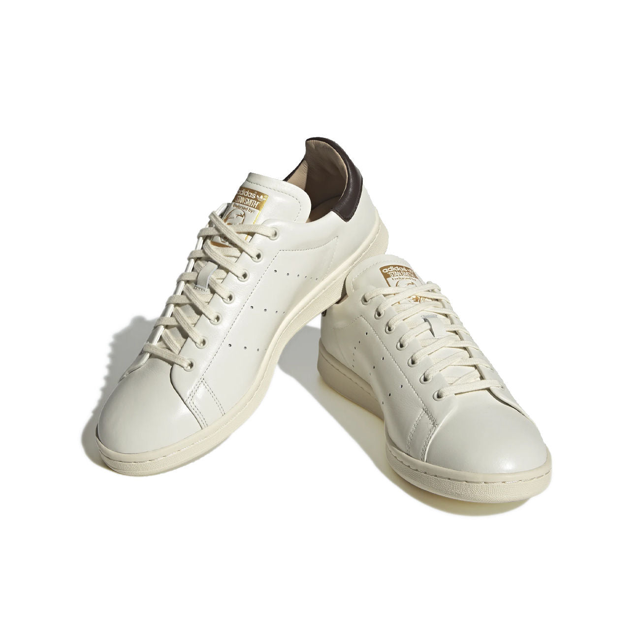 ADIDAS Sneakers Stan Smith Lux Unisex Bianco Marrone Scuro H06188 OWHITE/CREAMWHITE/DARKBROWN 