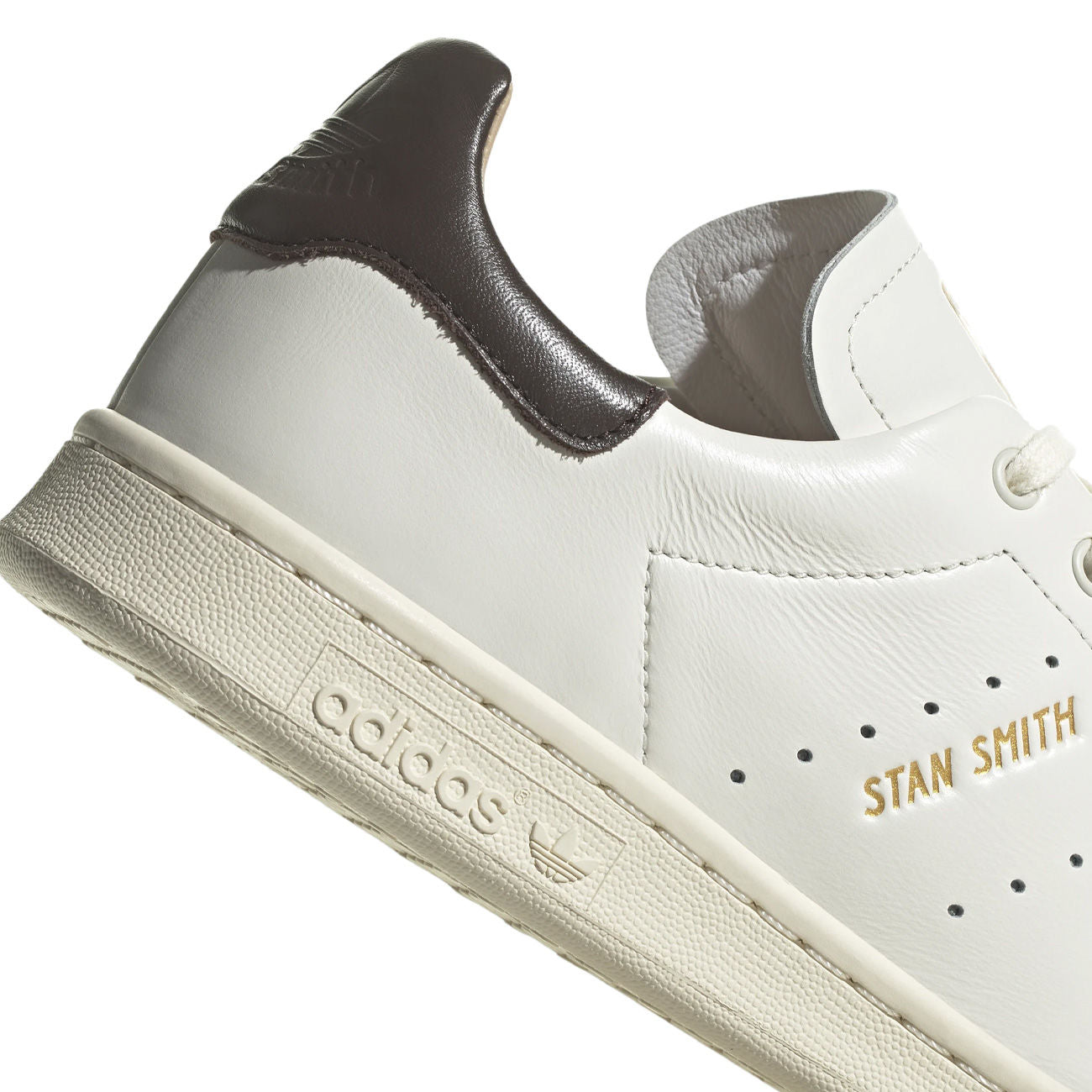 ADIDAS Sneakers Stan Smith Lux Unisex Bianco Marrone Scuro H06188 OWHITE/CREAMWHITE/DARKBROWN 