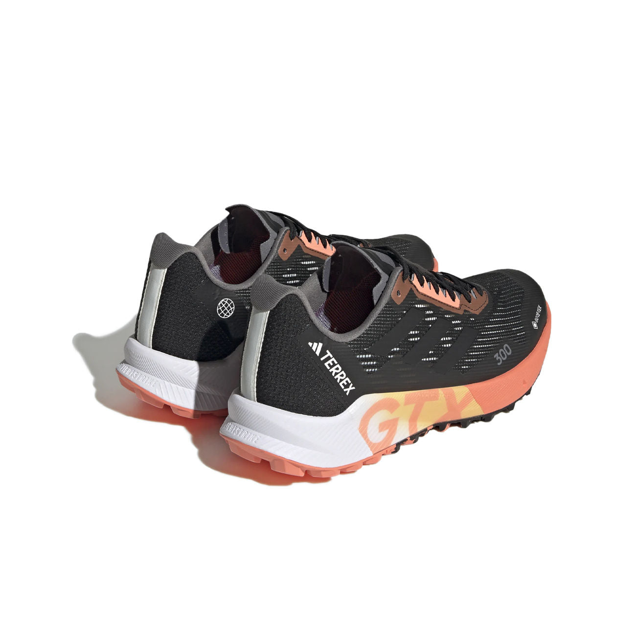 ADIDAS Sneakers Terrex Agravic Flow Gore Tex Unisex Black Orange HR1146 CBLACK/CBLACK/CORFUS 