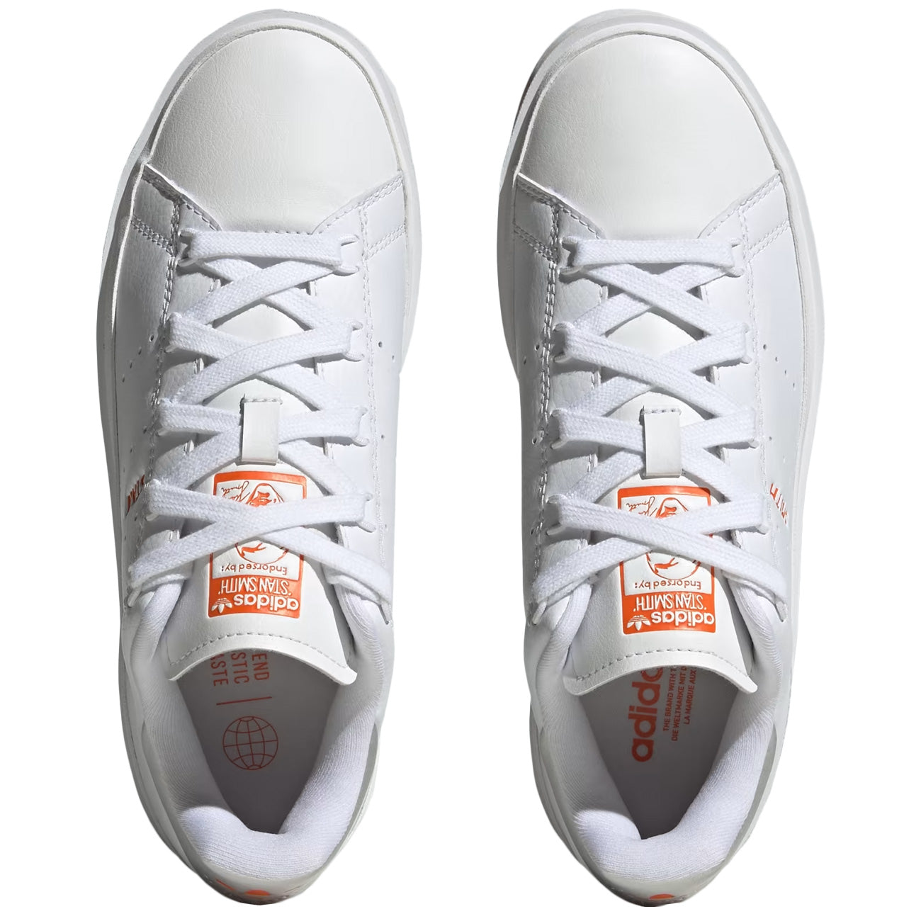 ADIDAS Sneakers Stan Smith Bonega W ID6979 FTWWHT/SILVMT/ORANGE 
