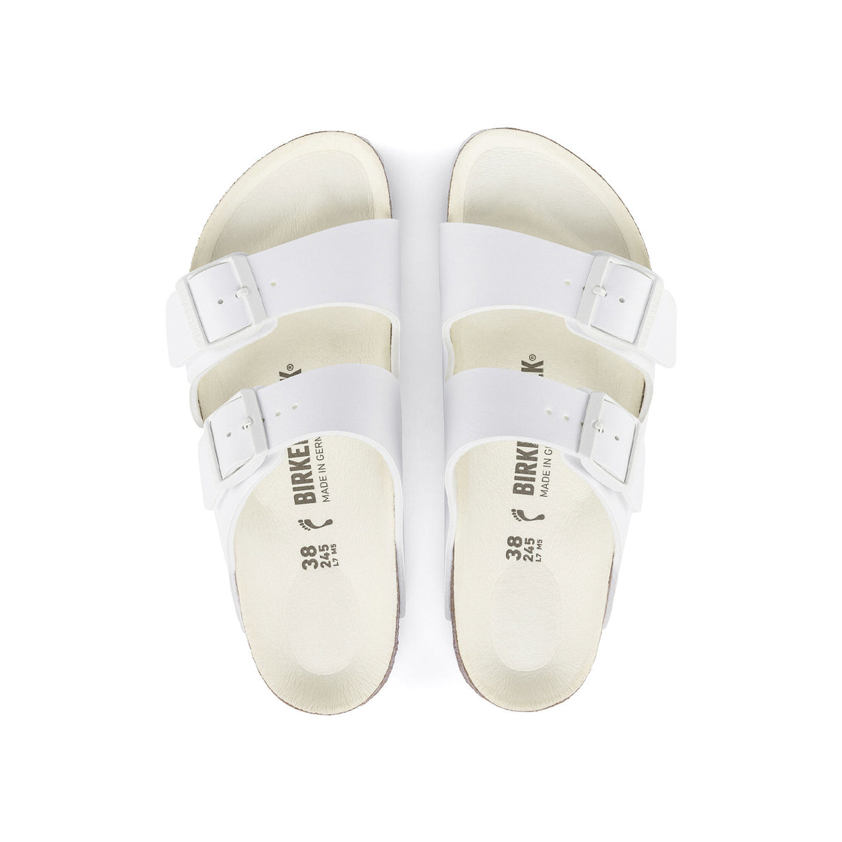 BIRKENSTOCK Sandali Arizona Pelle 1019046 TRIPLES WHITE 