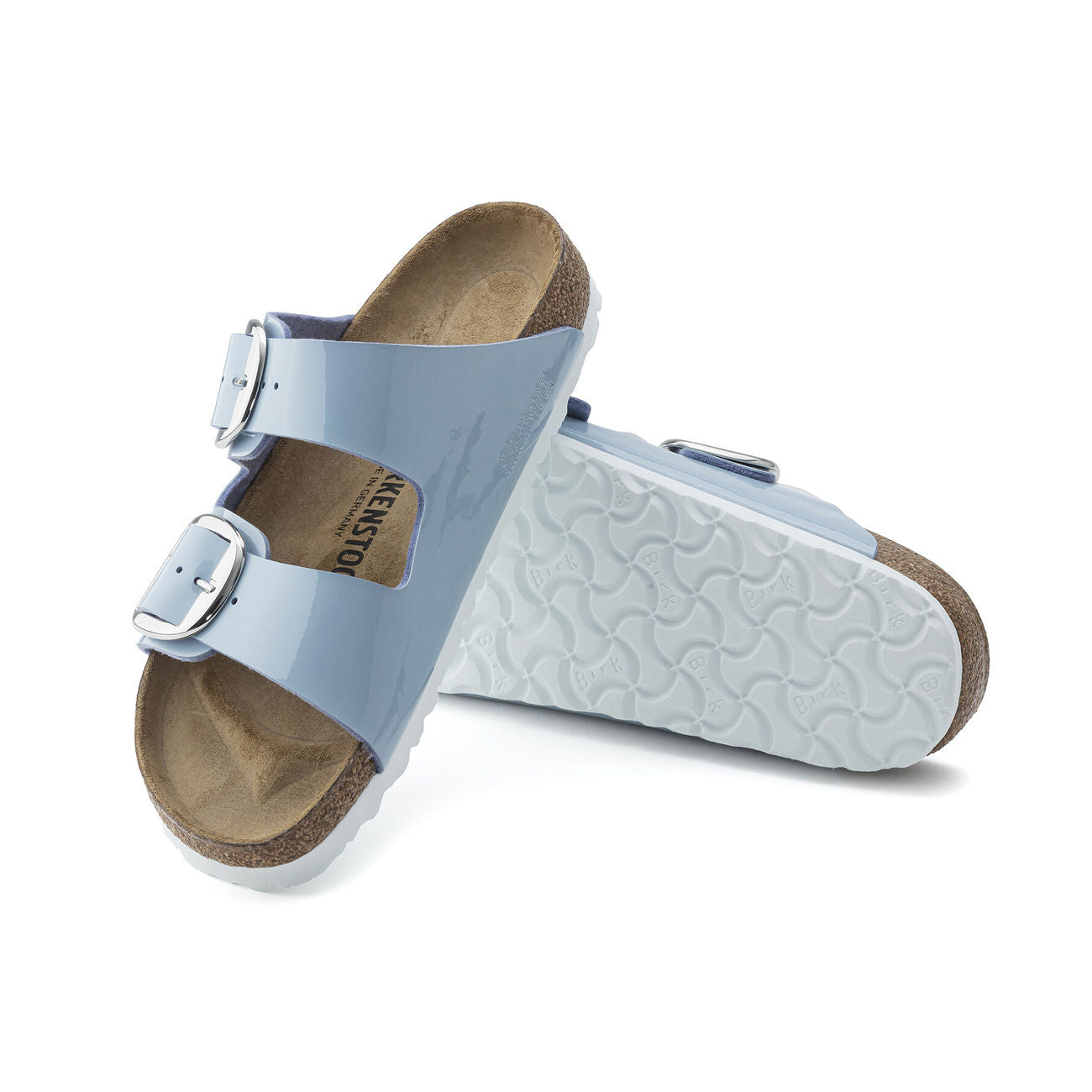 BIRKENSTOCK Sandali Arizona Grande Fibbia 1025798 PATENT DOVEBLUE 