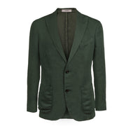 BOGLIOLI GIACCA U. COTTON/LINEN BOGLIOLI N6302Q BVC444 0573 VERDE BOSCO 