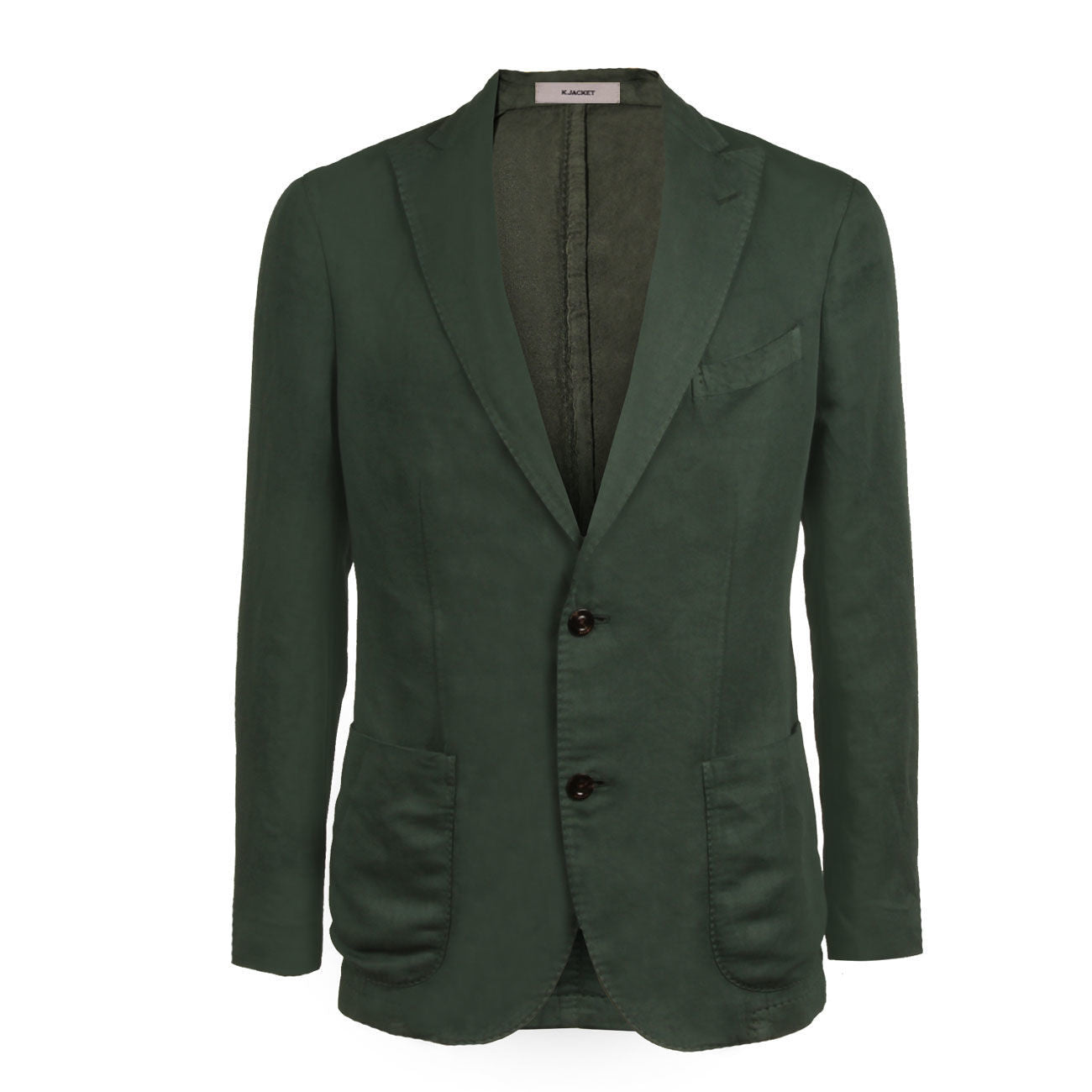 BOGLIOLI GIACCA U. COTTON/LINEN BOGLIOLI N6302Q BVC444 0573 VERDE BOSCO 
