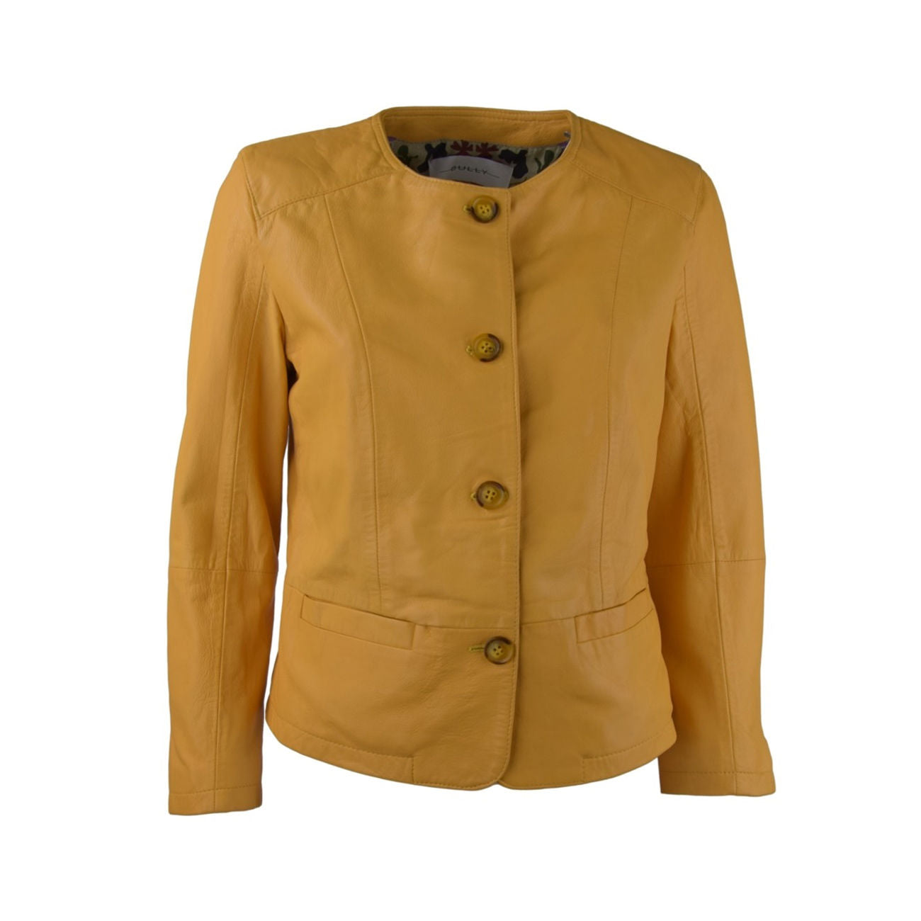 BULLY Giacca Chanel Nappa Washed Donna Zafferano 2761 N398 ZAFFERANO 