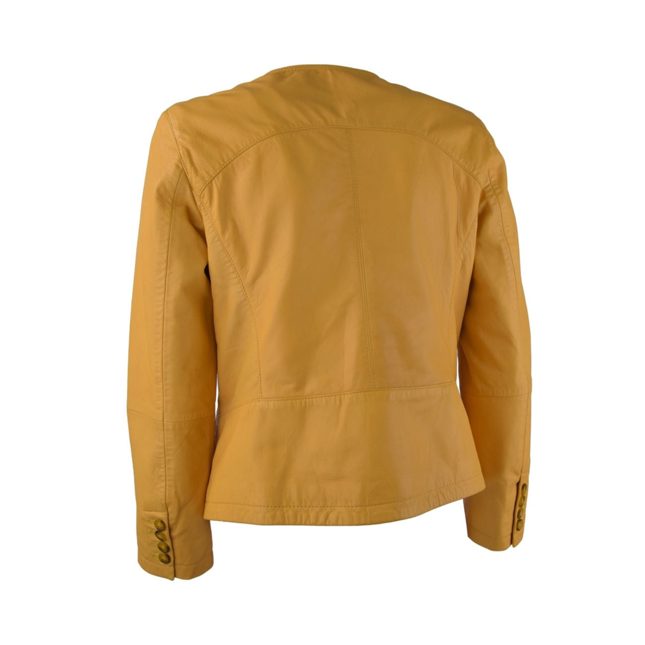 BULLY Giacca Chanel Nappa Washed Donna Zafferano 2761 N398 ZAFFERANO 