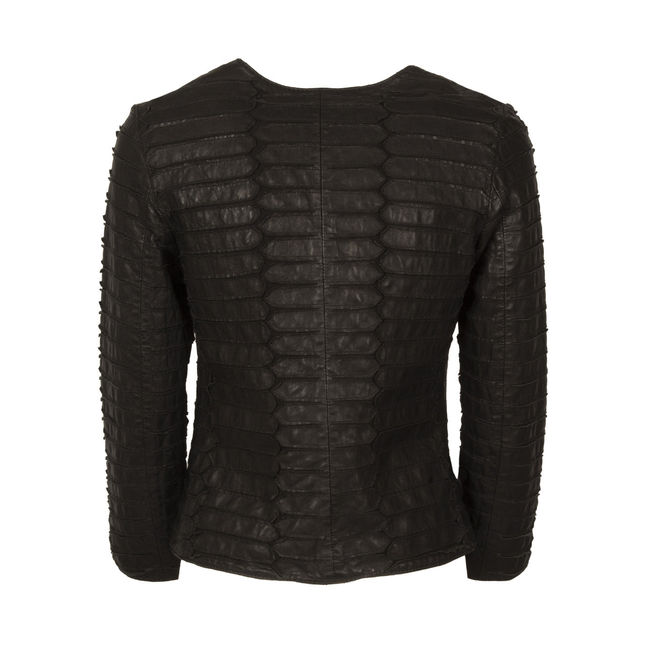 BULLY Giacca Chanel Nappa Washed Donna Nero 2761 NERO 