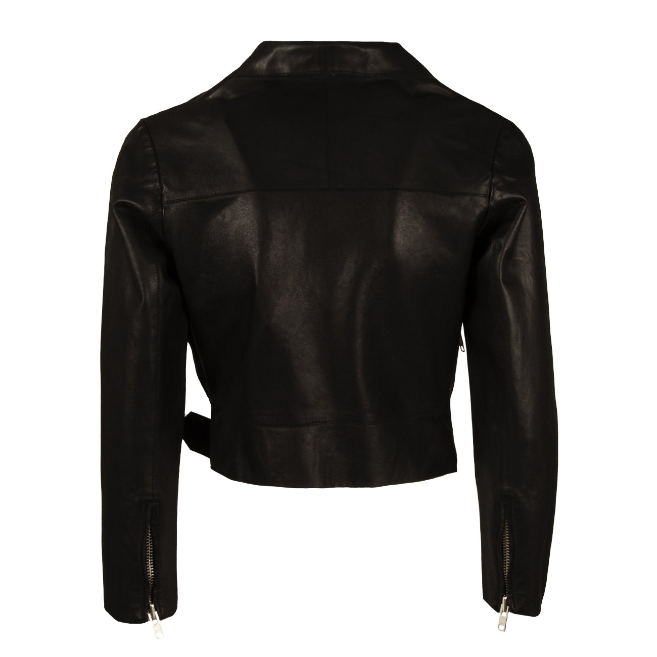 BULLY Chiodo Con Cintura In Pelle Donna Nero 7693 NERO 