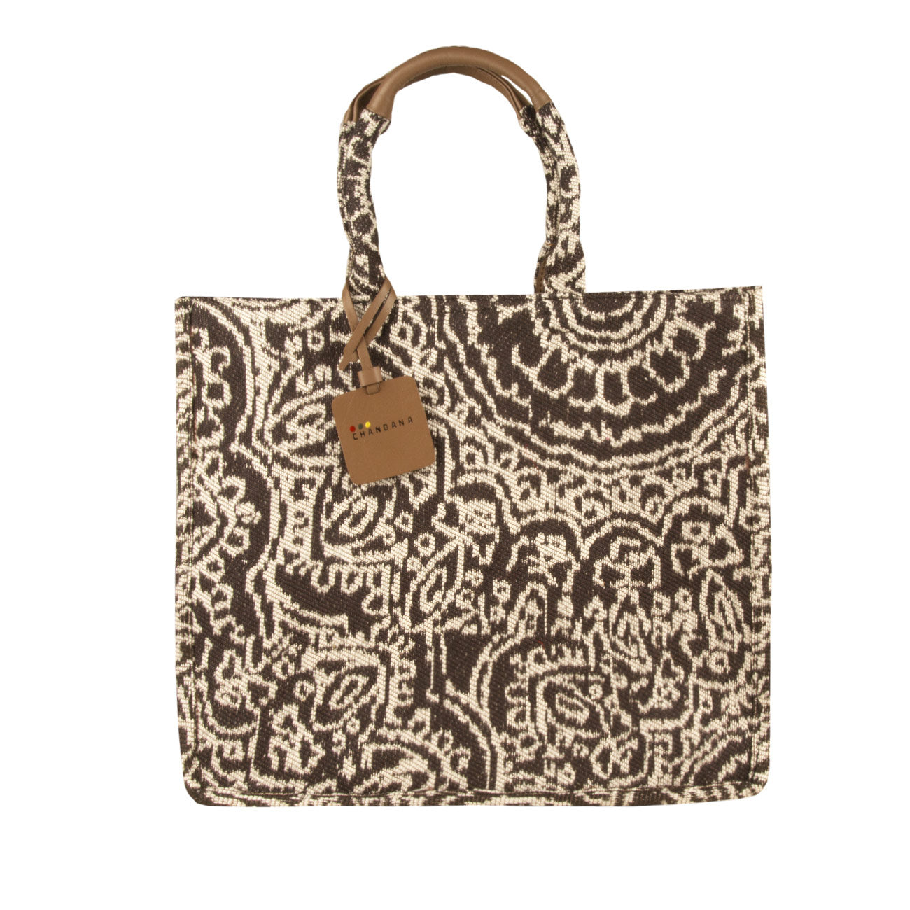 CHANDANA Borsa Tote Big Cayo Largo Black White CAYO LARGO BIG BLACK/WHITE 