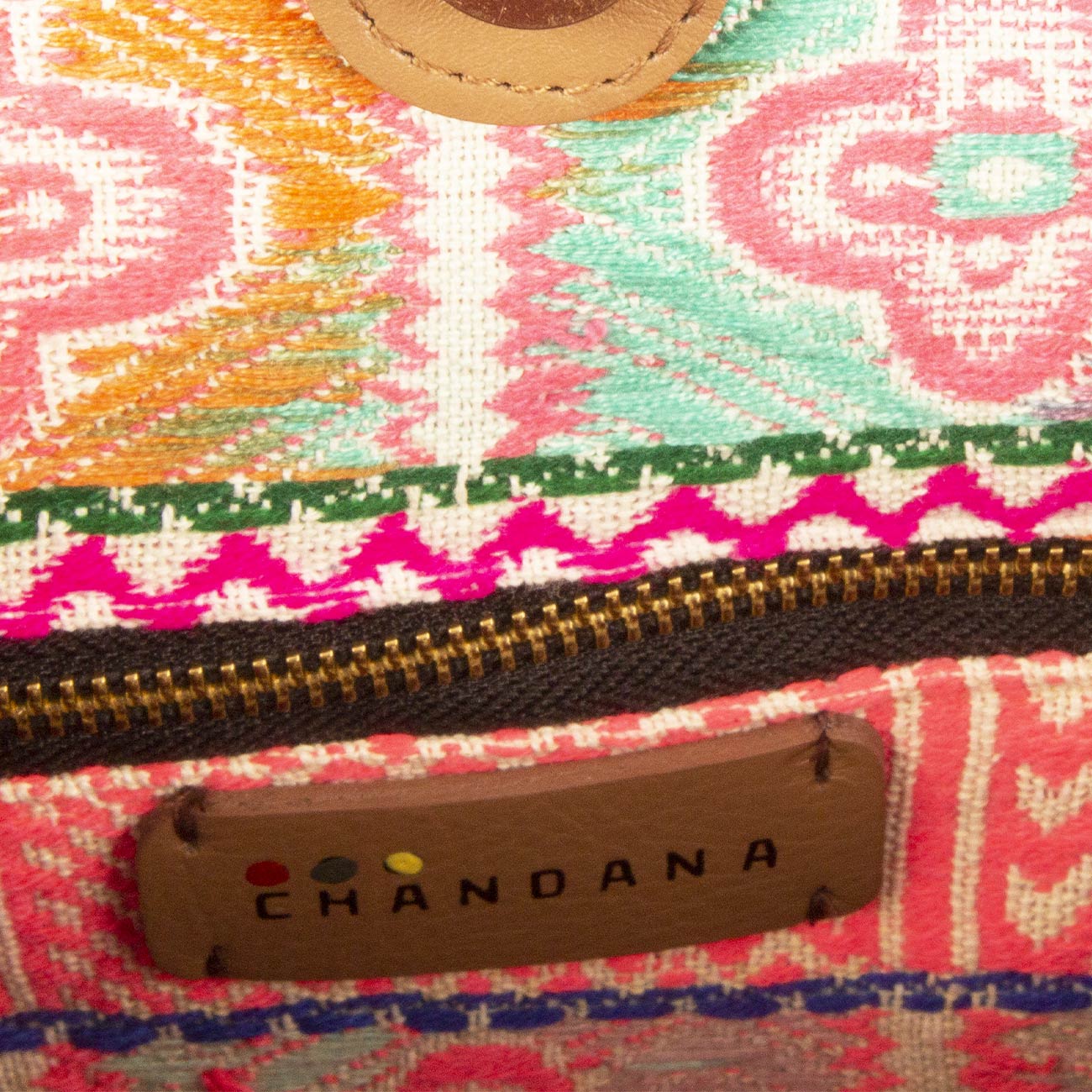 CHANDANA Borsa Tote Salvador Mid Multicolor Lurex SALVADOR MID MULTIC/LUREX 