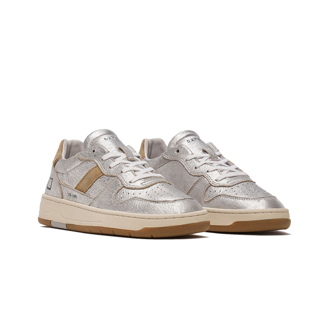 D.A.T.E. Sneakers Court 2.0 Donna Shiny Silver W381/C2/SH/SL SHINY SILVER 