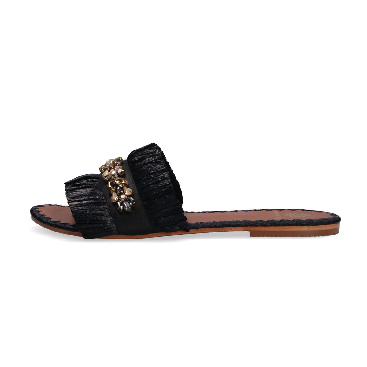 DE SIENA Sandali Semira Raffia 206 BLACK 