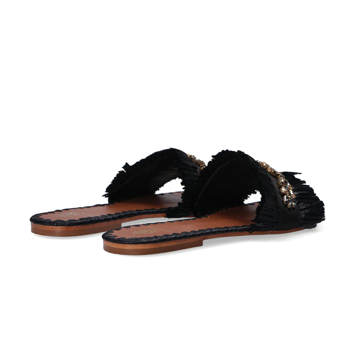 DE SIENA Sandali Semira Raffia 206 BLACK 