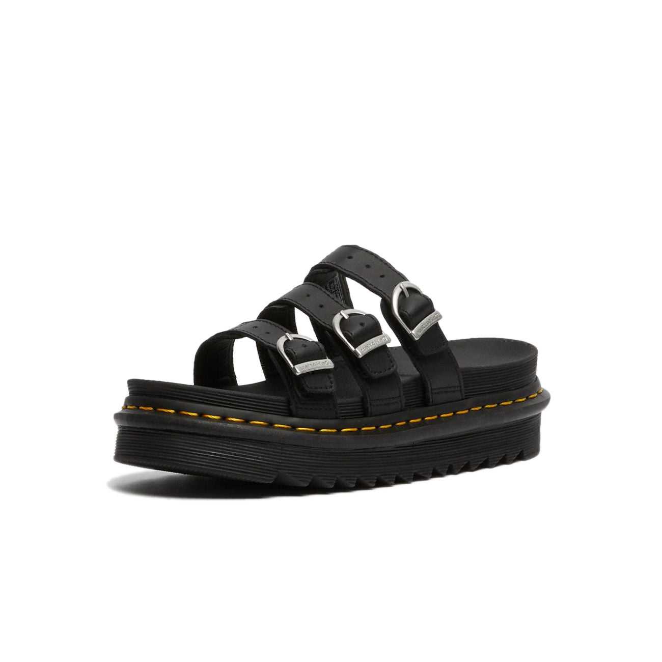 DR.MARTENS Sandali Blaire Slide Unisex Black Hydro 25456001 BLACK HYDRO 