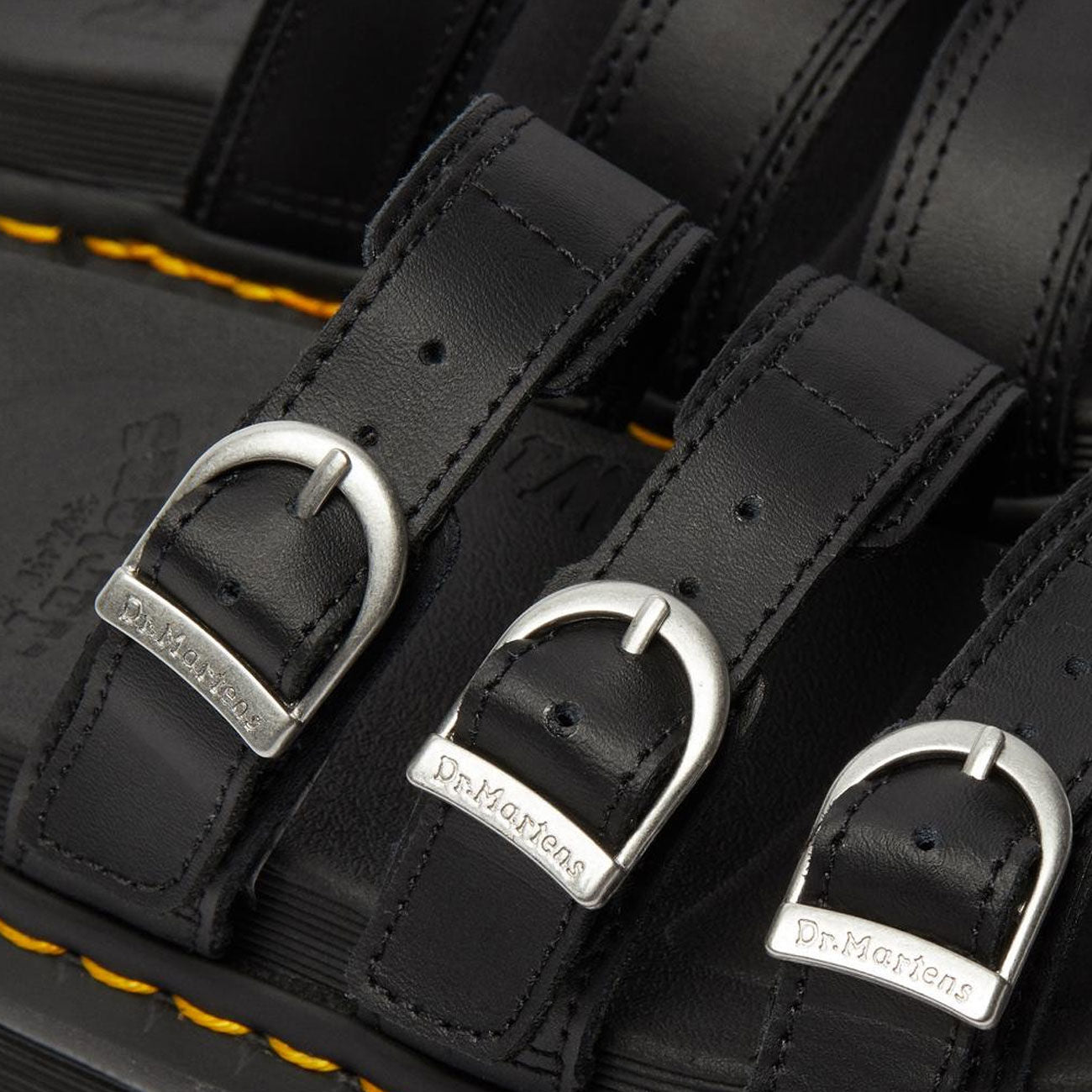 DR.MARTENS Sandali Blaire Slide Unisex Black Hydro 25456001 BLACK HYDRO 