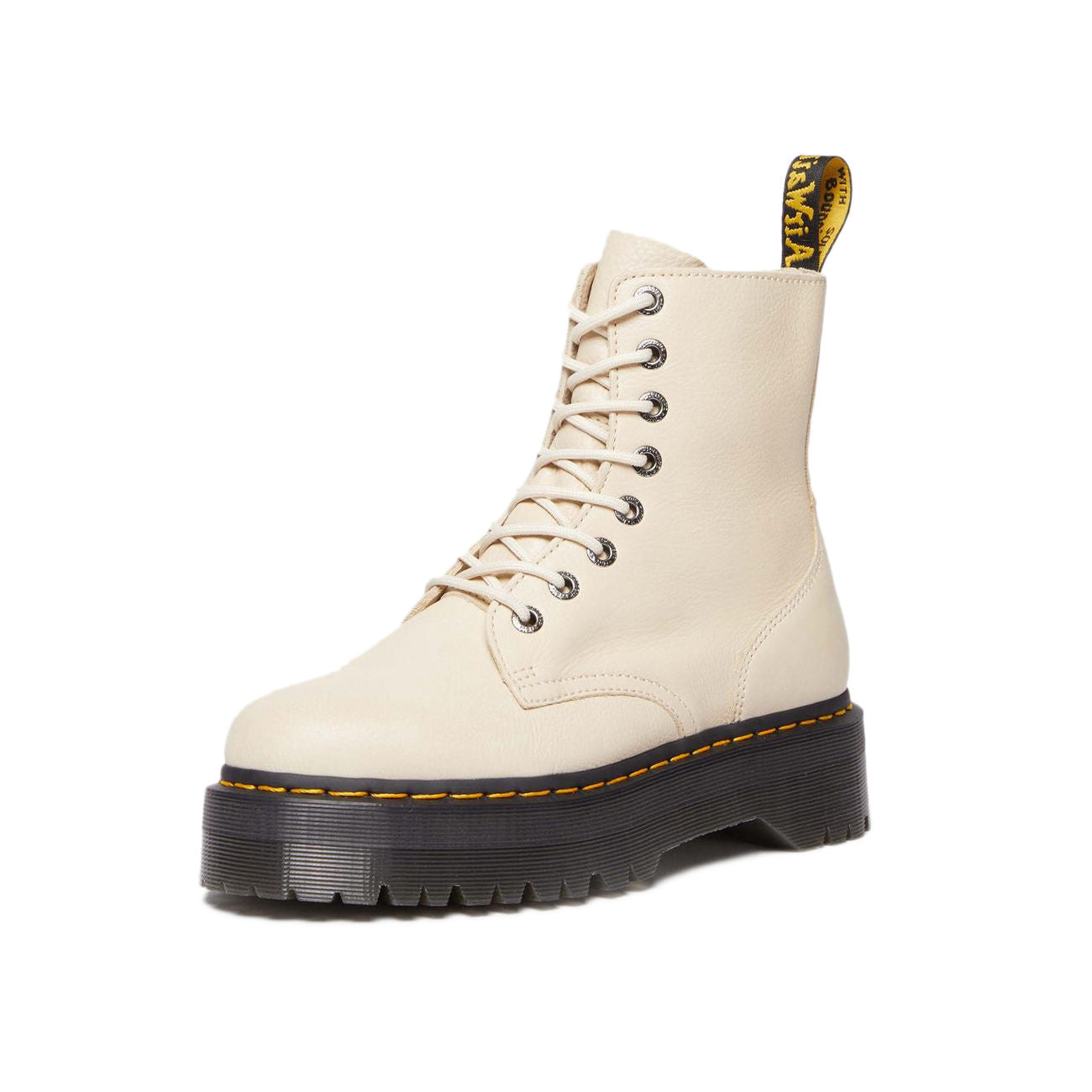 DR.MARTENS Anfibio Jadon Iii Donna Parchment Beige Pisa 26378292 PARCHMENT BEIGE PISA 
