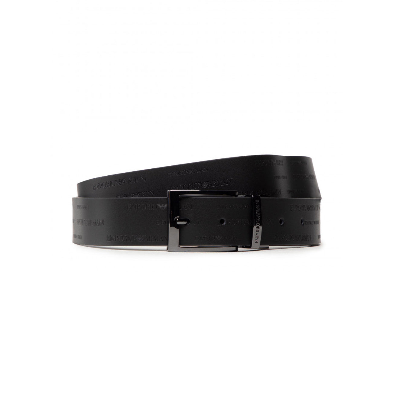 EMPORIO ARMANI ACCESSORI Cintura Reversibile In Pelle Con Logo Lettering Y4S426YTU5J 88044 NERO/T.MORO 