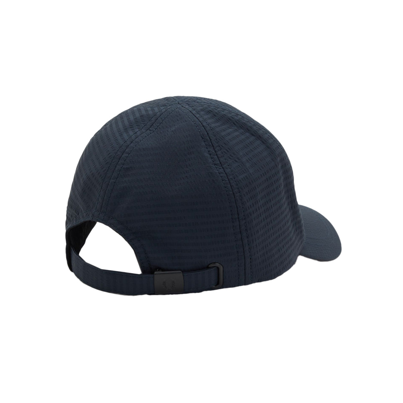 FRED PERRY Cappellino Doppio Logo Seersucker Uomo Navy HW5656 637/NAVY 