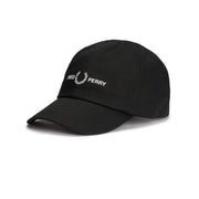 FRED PERRY Cappellino Graphic Branded Twill Uomo Black HW4630 464/BLACK 