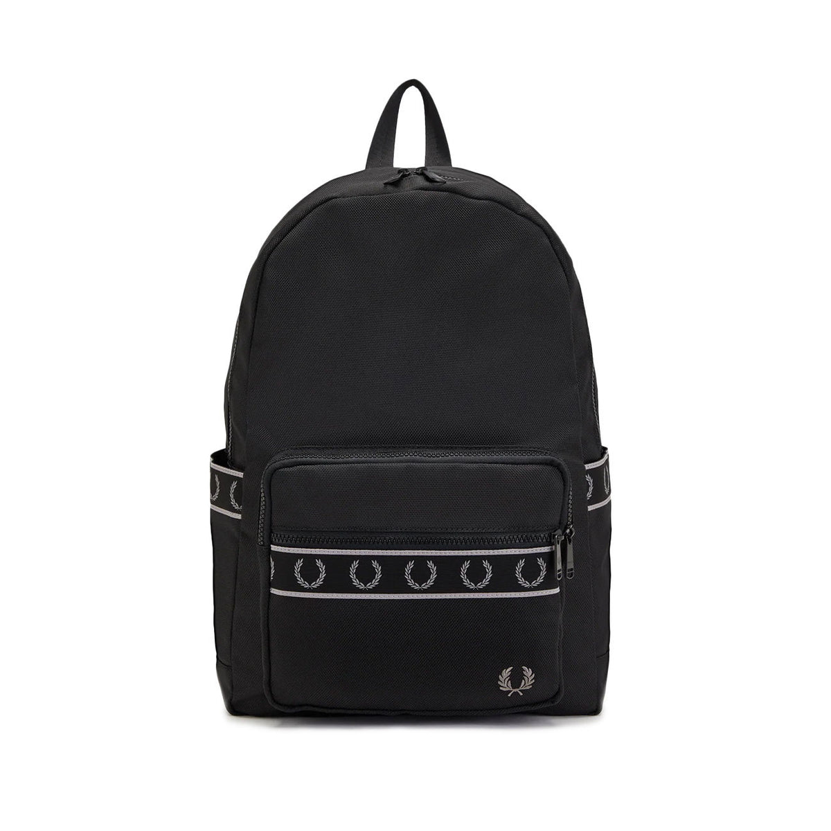 FRED PERRY Zaino Contrast Tape Uomo Nero L5255 102/BLACK 