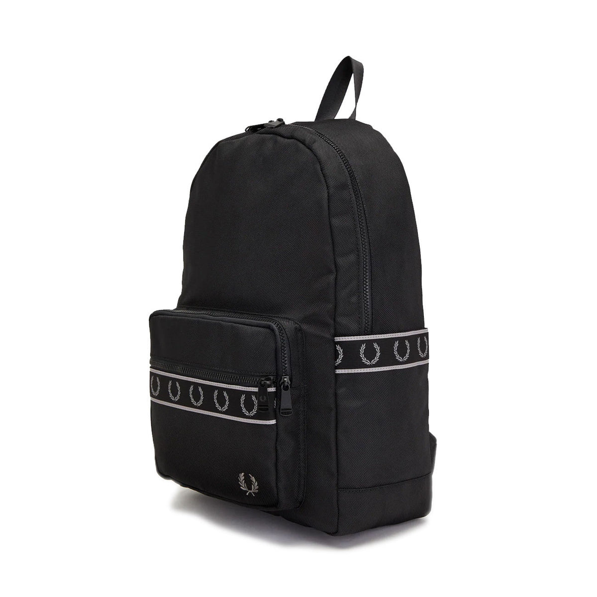 FRED PERRY Zaino Contrast Tape Uomo Nero L5255 102/BLACK 