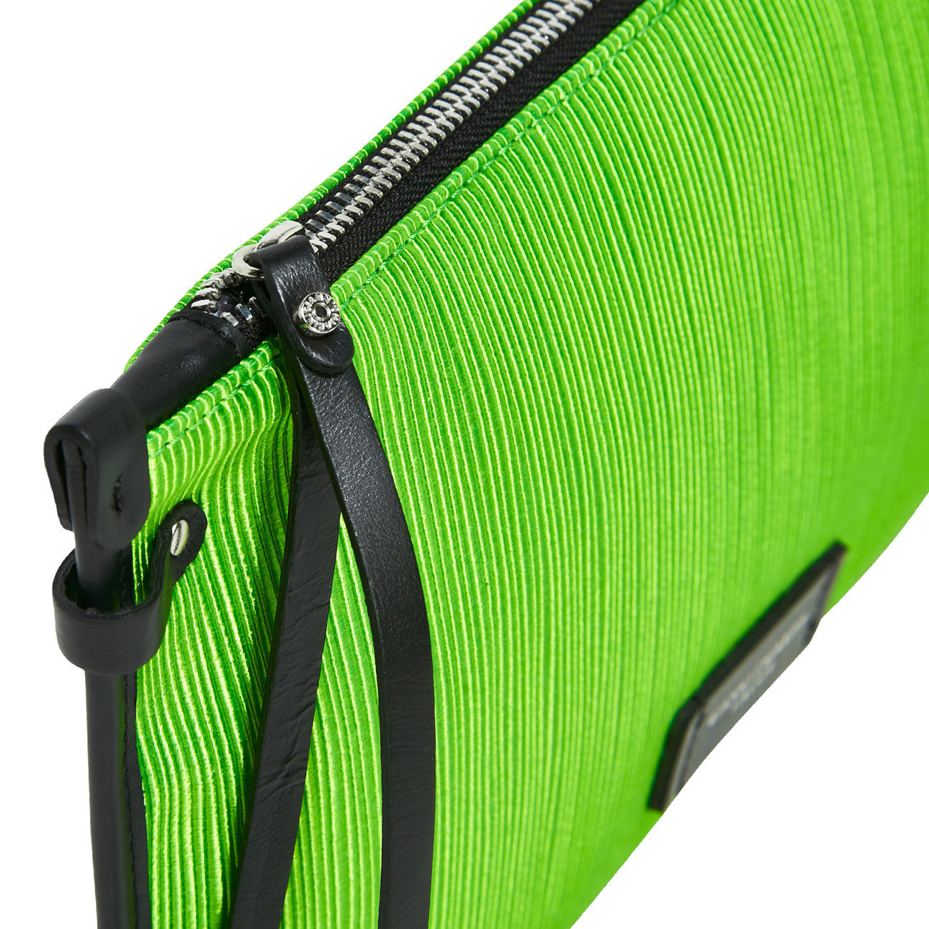 GIANNI CHIARINI Clutch Marcella Pelle E Tessuto Donna Kiwi BS9405VTMN 924 KIWI 
