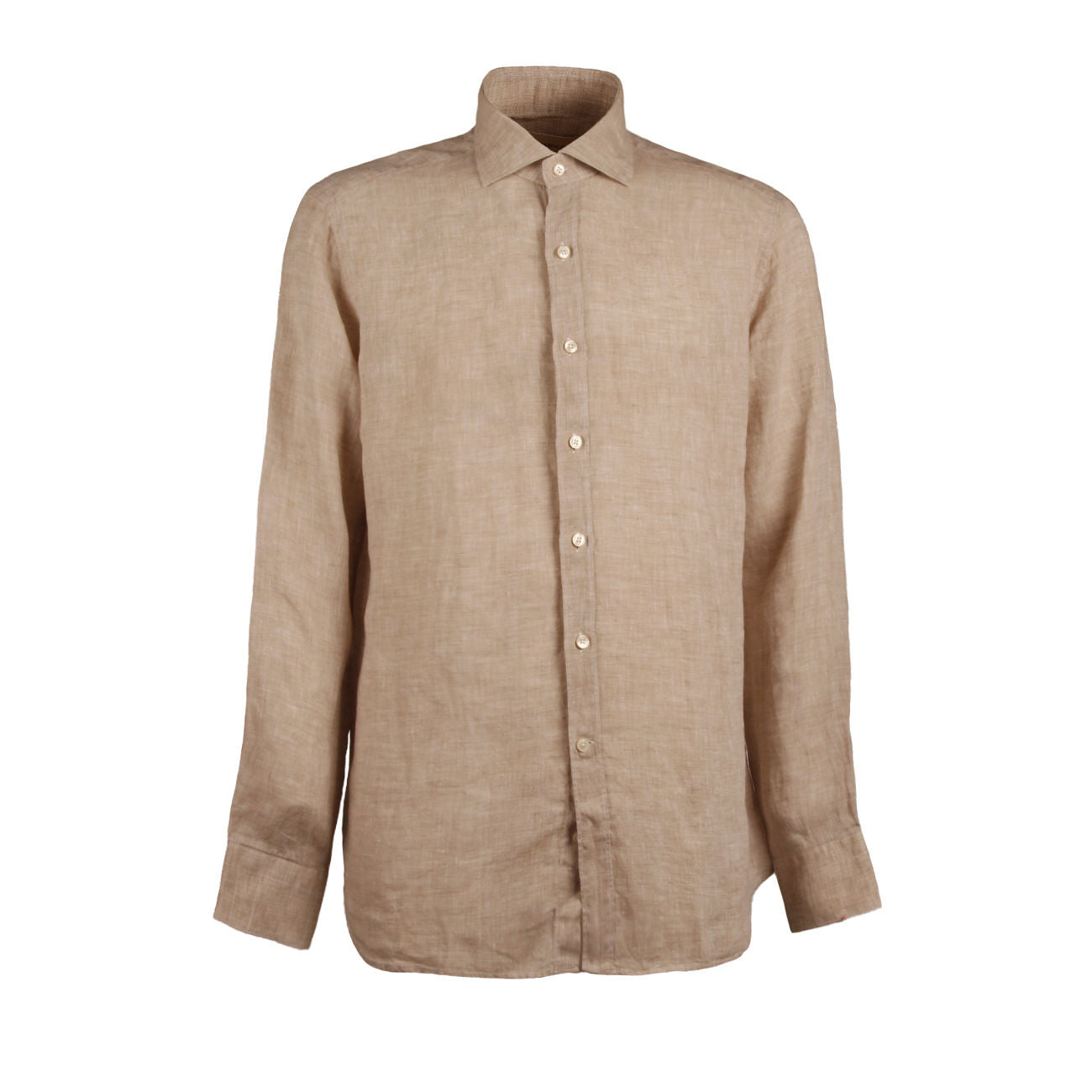 GUGLIELMINOTTI Camicia Tinta Unita Uomo Beige QE8CUU US4/BEIGE 
