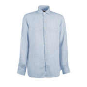 GUGLIELMINOTTI Camicia Collo Francese Uomo Azzurro QE8FUU UB2/AZZURRO 