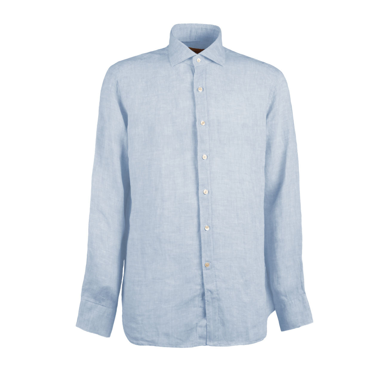 GUGLIELMINOTTI Camicia Collo Francese Uomo Azzurro QE8FUU UB2/AZZURRO 