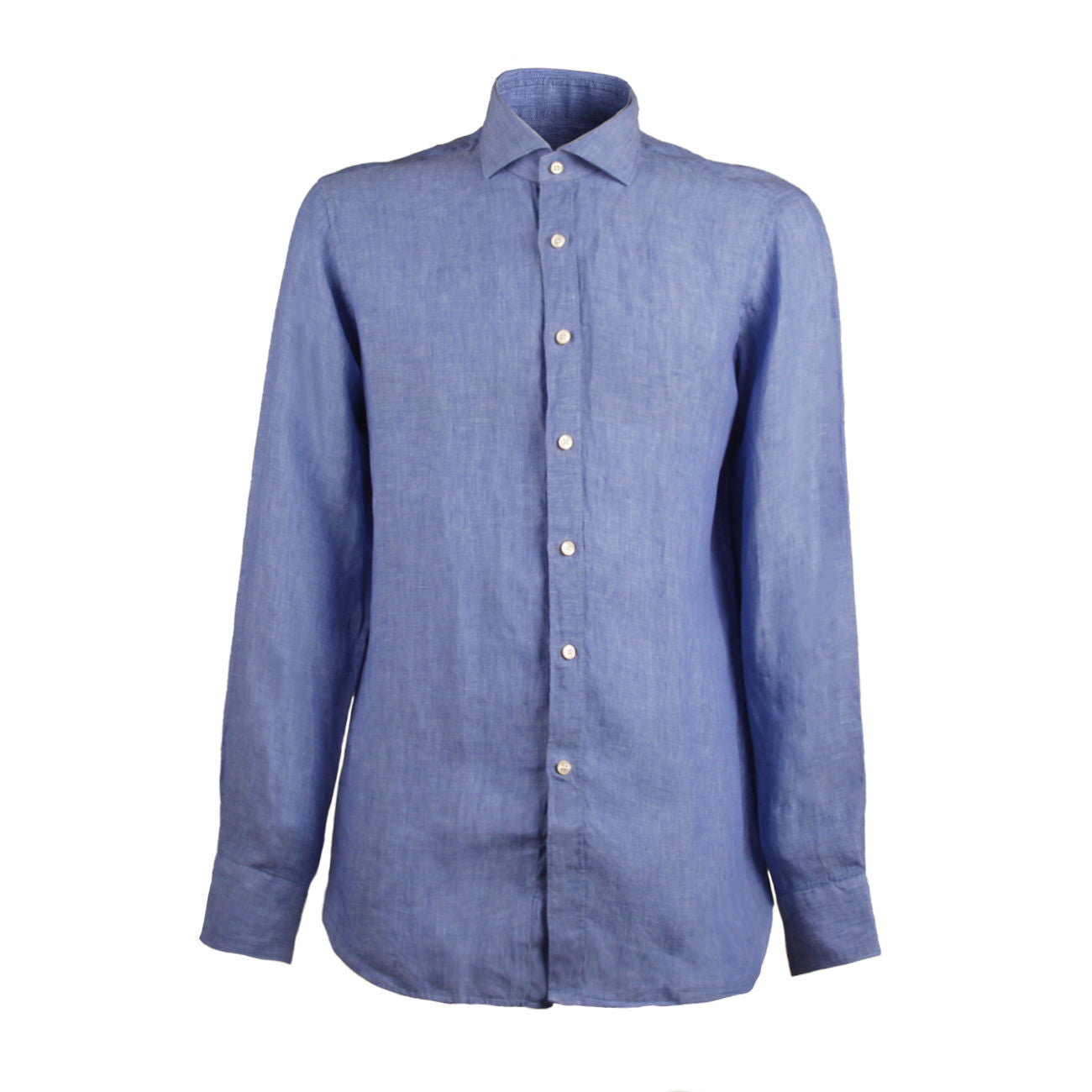 GUGLIELMINOTTI Camicia Collo Francese Uomo Jeans QE8FUU UD1/JEANS 