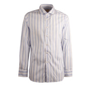 GUGLIELMINOTTI Camicia Rigata Uomo Bianco Azzurro QJ4FUR RB4/B.CO/AZZURRO 