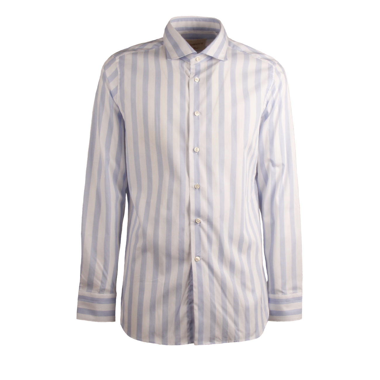 GUGLIELMINOTTI Camicia Rigata Uomo Bianco Azzurro QJ4FUR RB4/B.CO/AZZURRO 