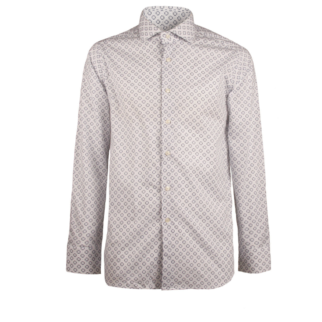 GUGLIELMINOTTI Camicia Tinta Unita Uomo Bianco Blu U7QFUR FC3/B.CO/BLU 