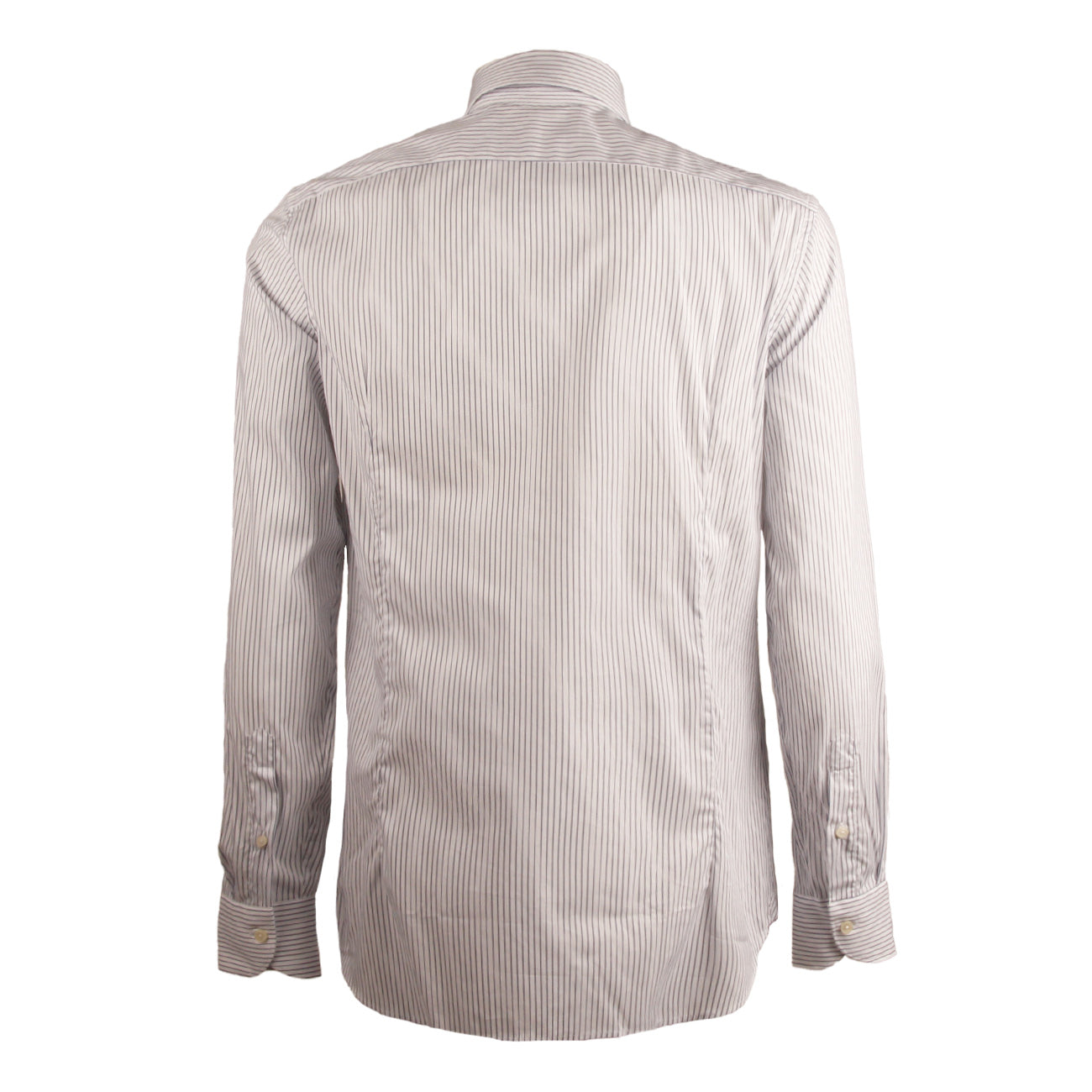 GUGLIELMINOTTI Camicia Rigata Collo Francese Uomo Bianco Blu UB5FUR RC1/B.CO/BLU 