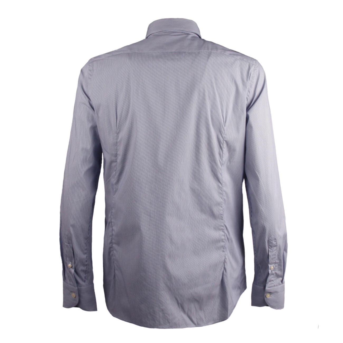 GUGLIELMINOTTI Camicia Rigata Collo Francese Uomo Blu UB5FUR RE1/B.CO/BLU 