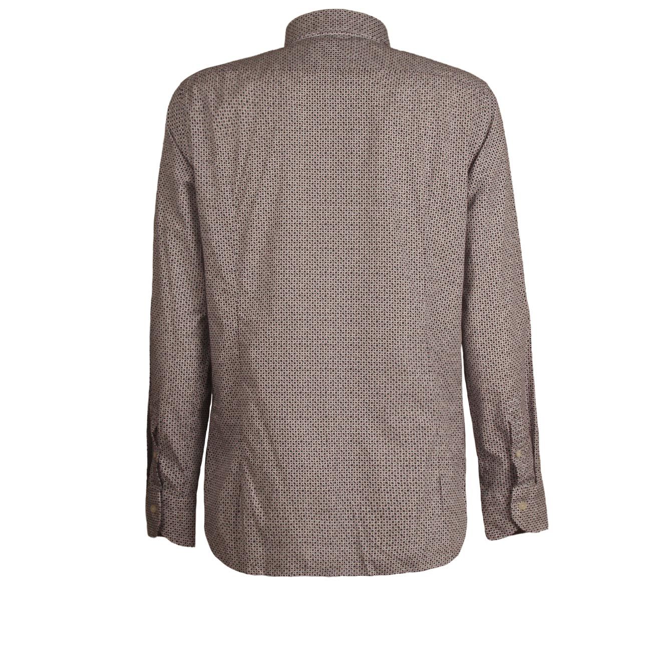 GUGLIELMINOTTI Camicia Fantasia Uomo Bianco Blu Rosso US3CUU FE5/B.CO/CLU/ROSSO 