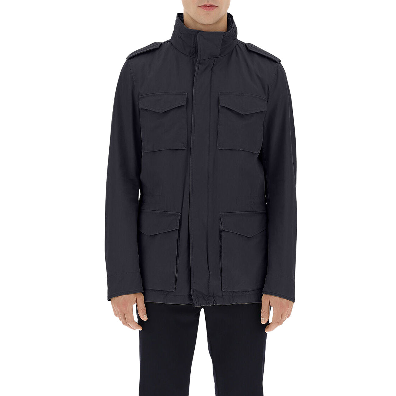 HERNO Field Jacket Bogart Uomo Blu FI0064U13211 9200BLU 