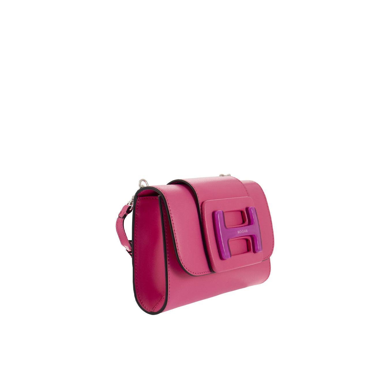 HOGAN Borsa Tracollina Plexi Donna Fucshia Purple KBW01MD5100J60M831 FUCHSIA PURPLE 