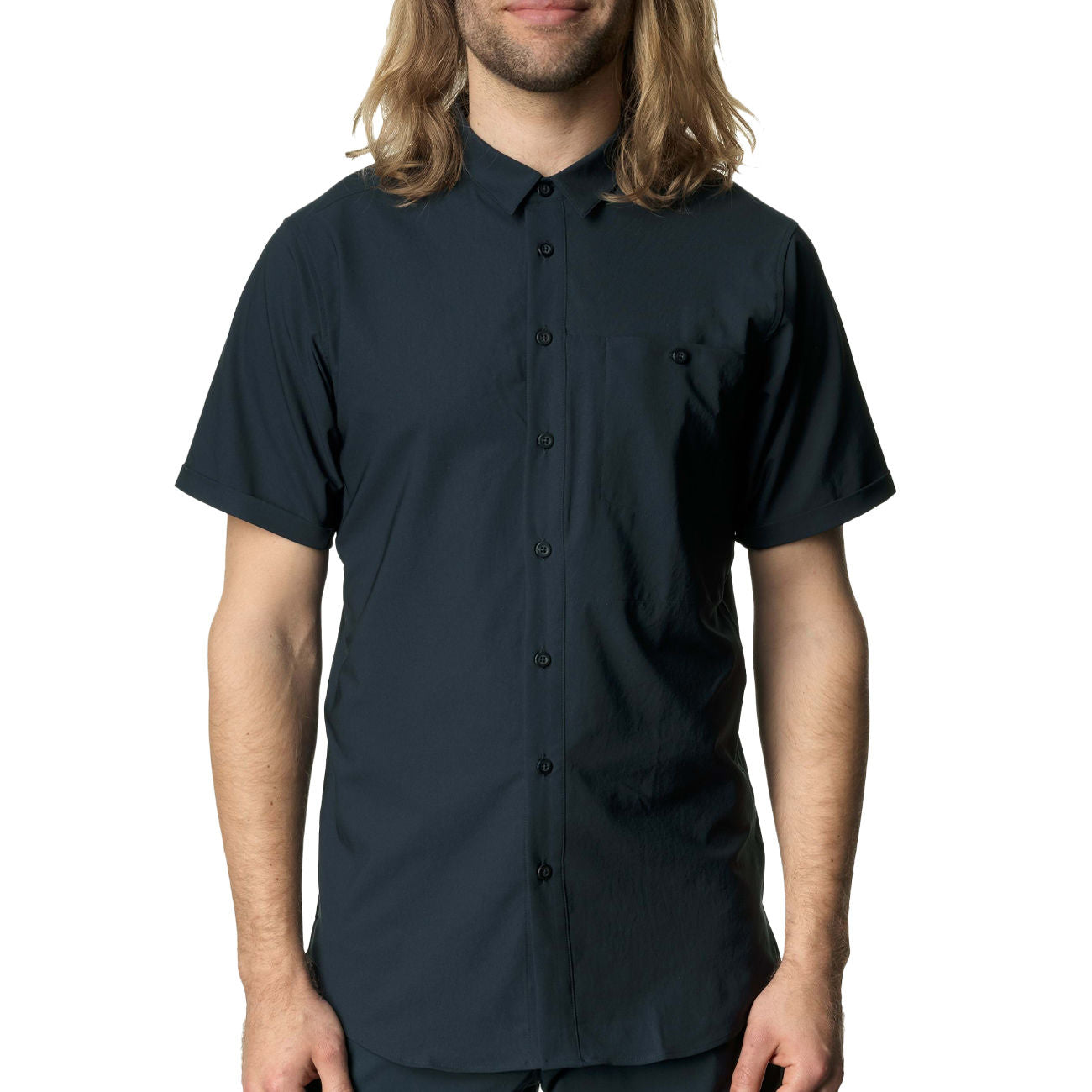 HOUDINI CAMICIA U. MS SHORTSLEEVE HOUDINI 267594 BLUE ILLUSION 