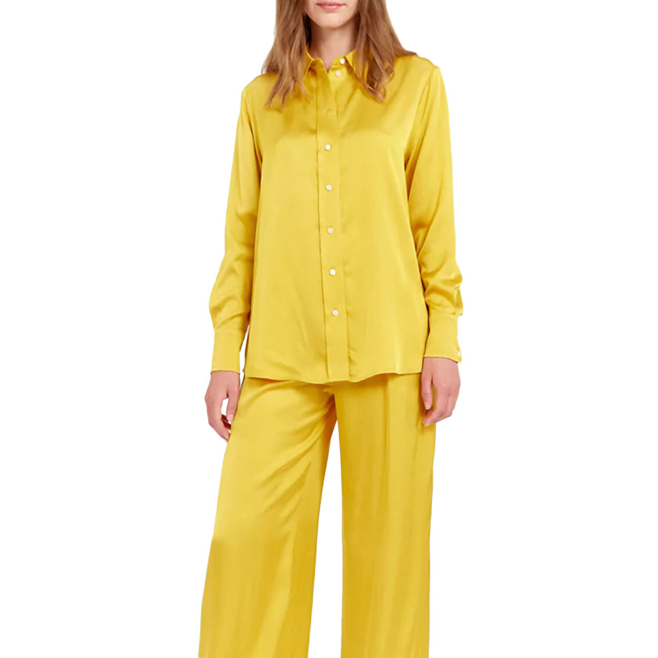 INES DE LA FRESSANGE Maureen Shirt Donna Ocre 10T511VI020 P610 OCRE 