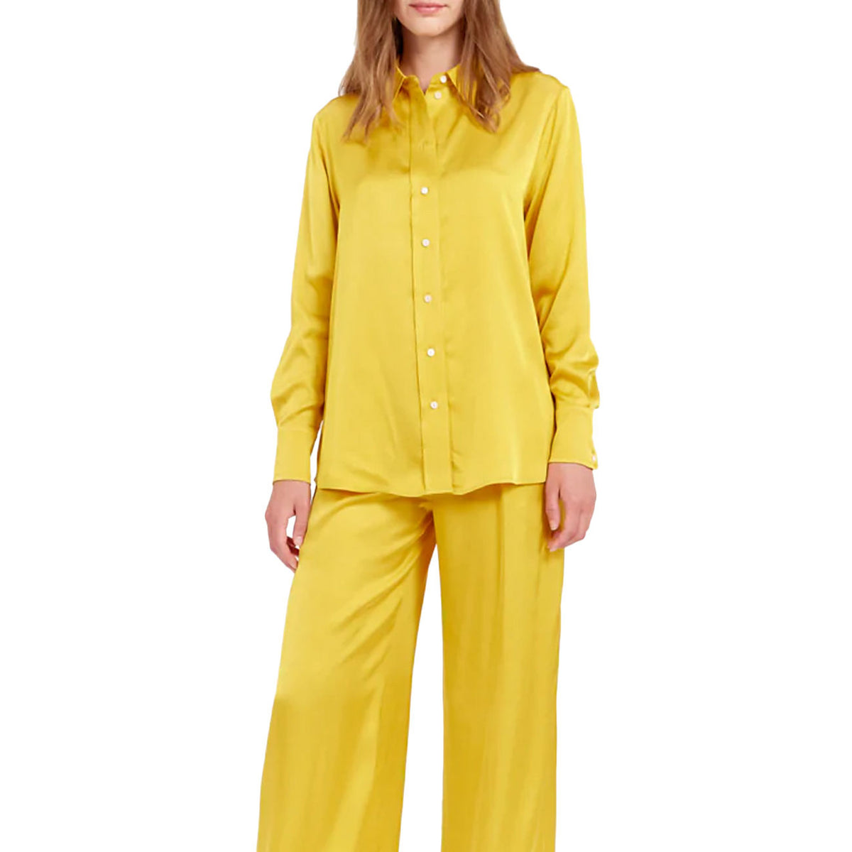 INES DE LA FRESSANGE Maureen Shirt Donna Ocre 10T511VI020 P610 OCRE 