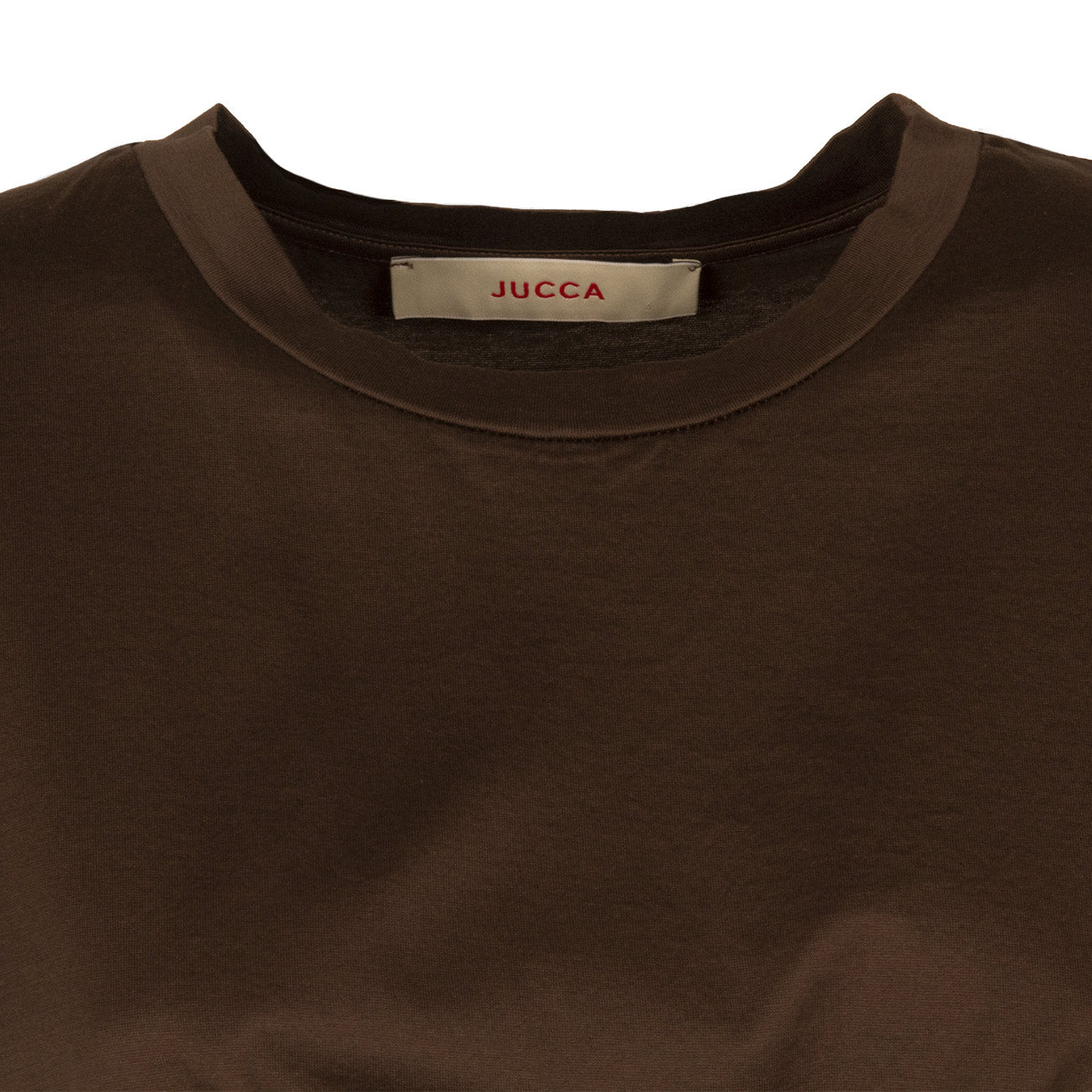 JUCCA Tshirt Coulisse Donna Gianduia J3718024/04B GIANDUIA 1799/MORO 
