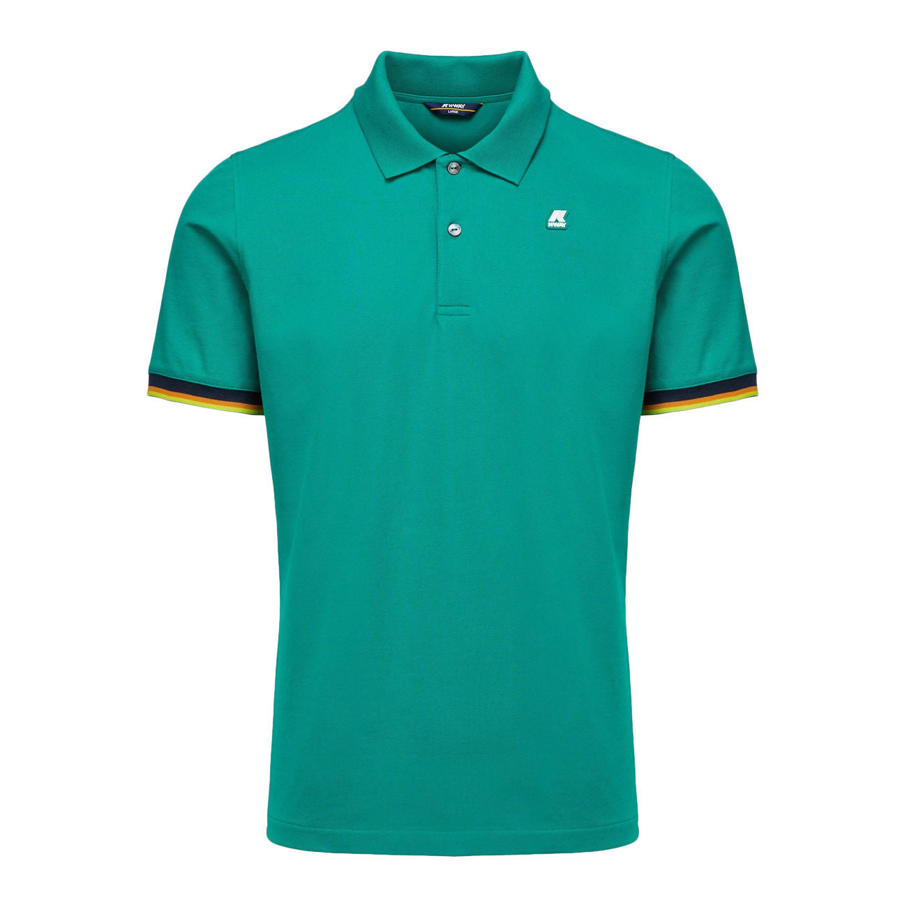 K-WAY Polo Vincent Uomo Green K7121IW 00Z GREEN 