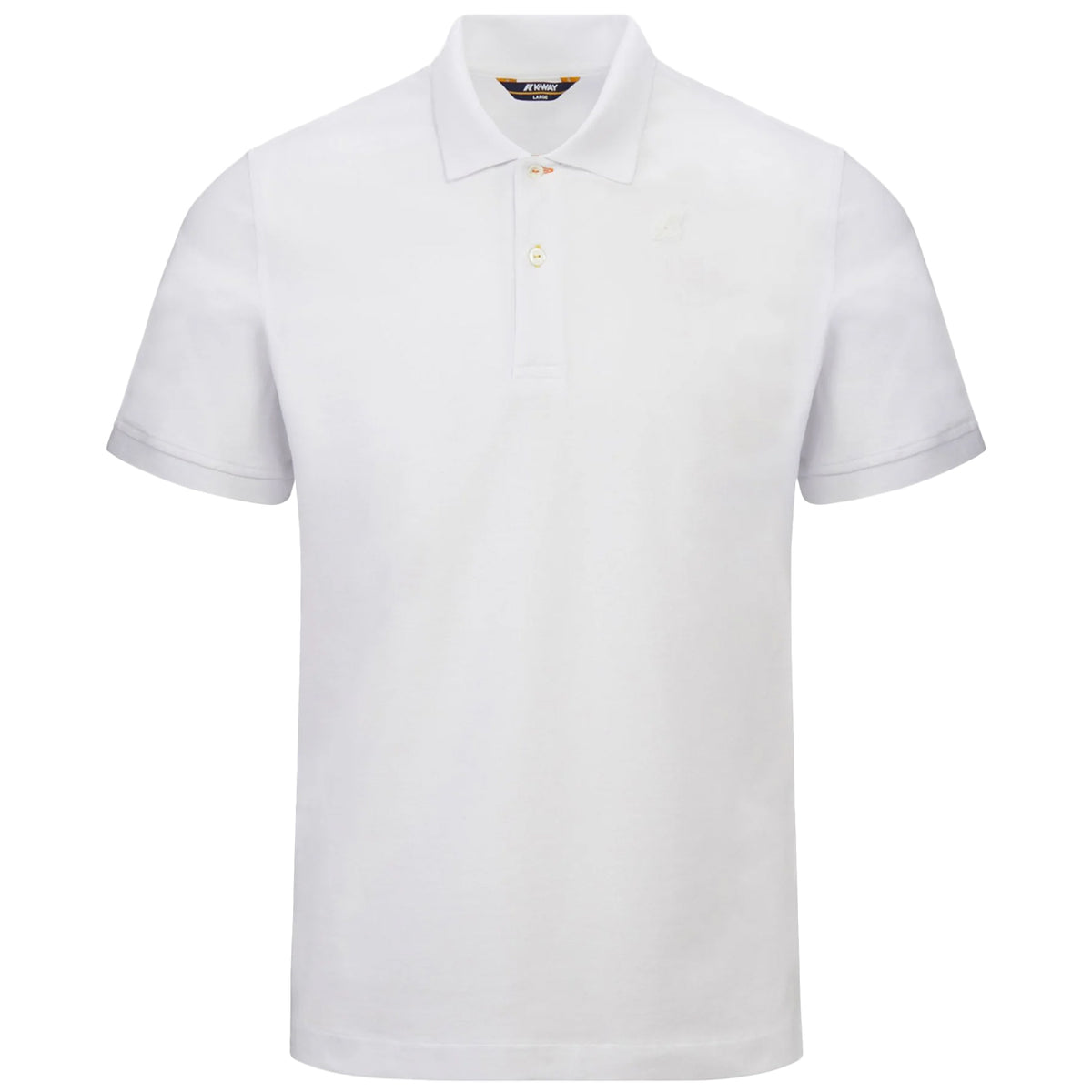 K-WAY Polo Vinnie Uomo Bianco K7121MW 001 WHITE 