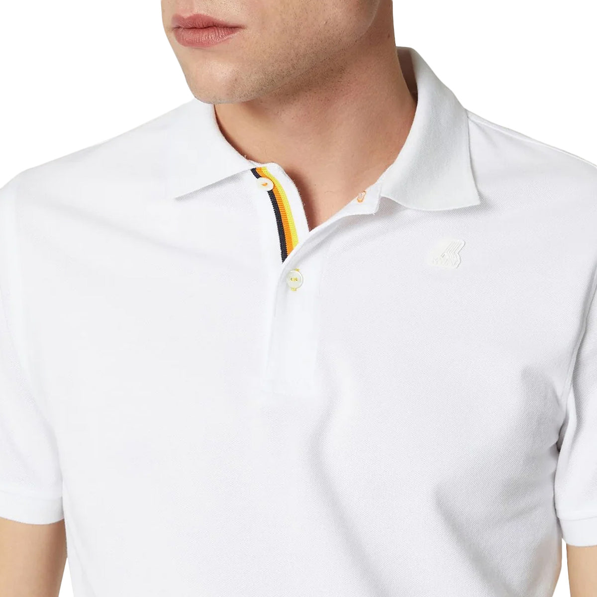 K-WAY Polo Vinnie Uomo Bianco K7121MW 001 WHITE 