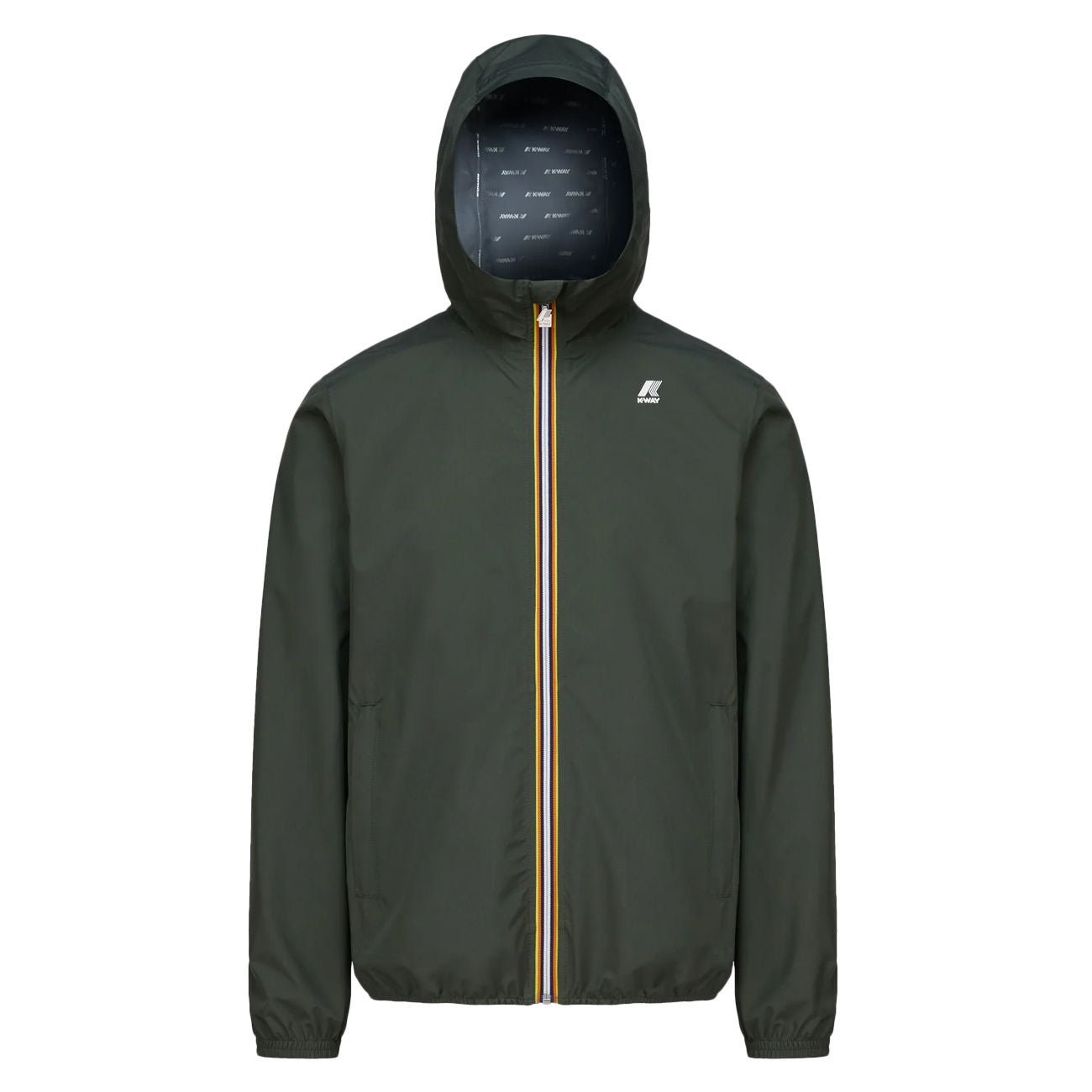 K-WAY Jacket Jack Stretch Dot Uomo Greenblackish K81251W WMR GREENBLACKISH 
