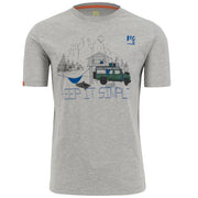 KARPOS Tshirt Genz Uomo Light Grey Melange 2501090 000/LIGHT GREY MELANGE 