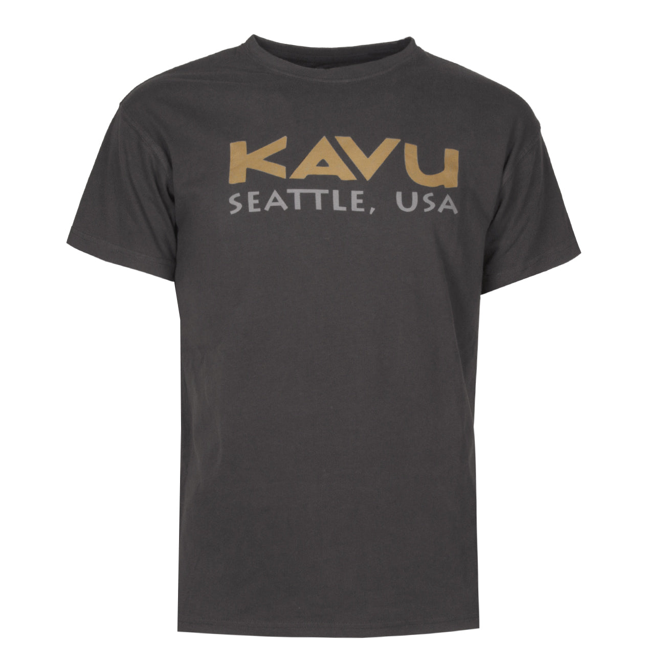 KAVU Tshirt Spellout KAV607/607 BLACK LICORICE 