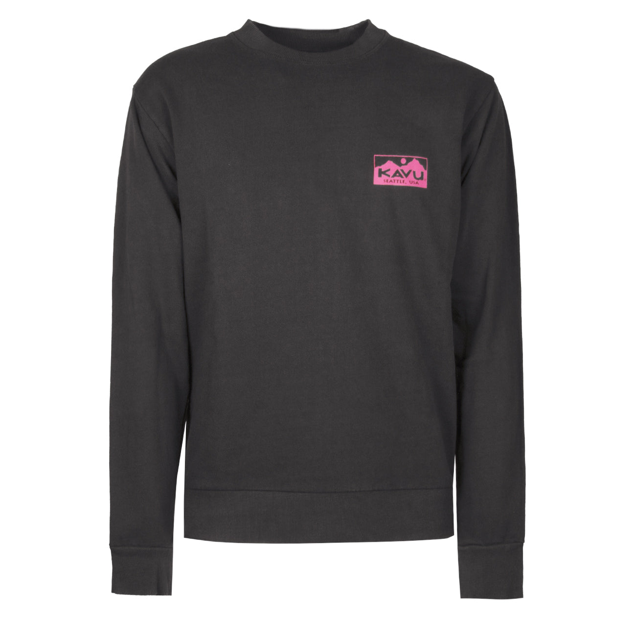 KAVU Felpa Floatboat Crew Unisex Black Licorice KAV625/625 BLACK LICORICE 